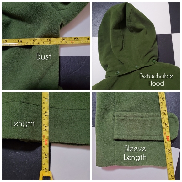 ☃️ Winter Coat Detachable Hood Anthropologie Girls L - Picture 4 of 6